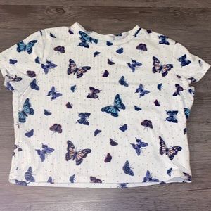Butterfly Fly Crop top